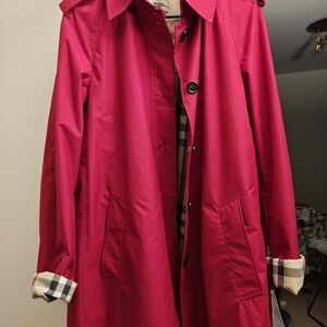 Burberry Red Trench Coat